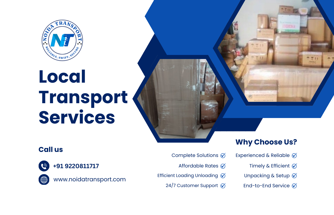 Long Distance Transport in Noida